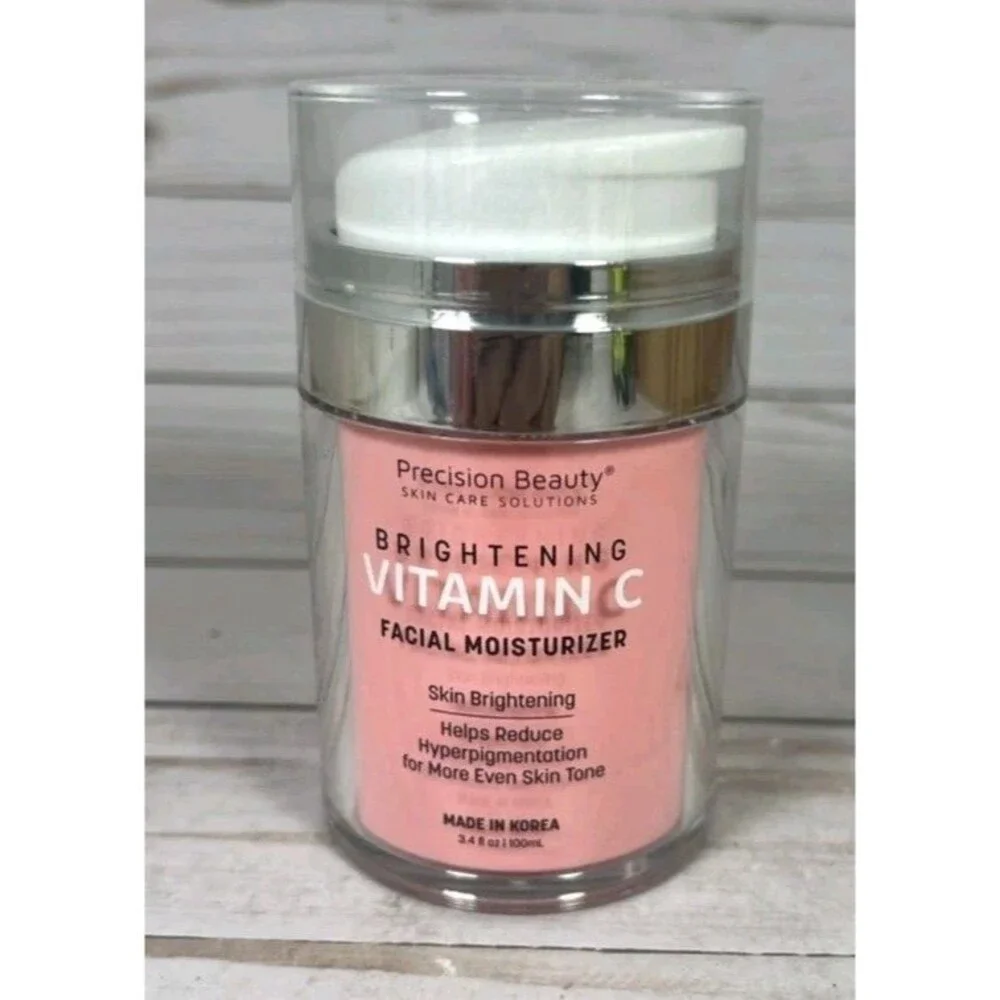 Precision Beauty Brightening Vitamin C Facial Moisturizer Cream 3.4oz Korean